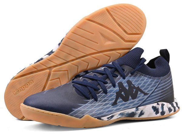 Chuteira Kappa com design moderno e solado de borracha antiderrapante, ideal para prática de esportes e atividades físicas.